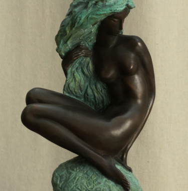 The girl on the stone